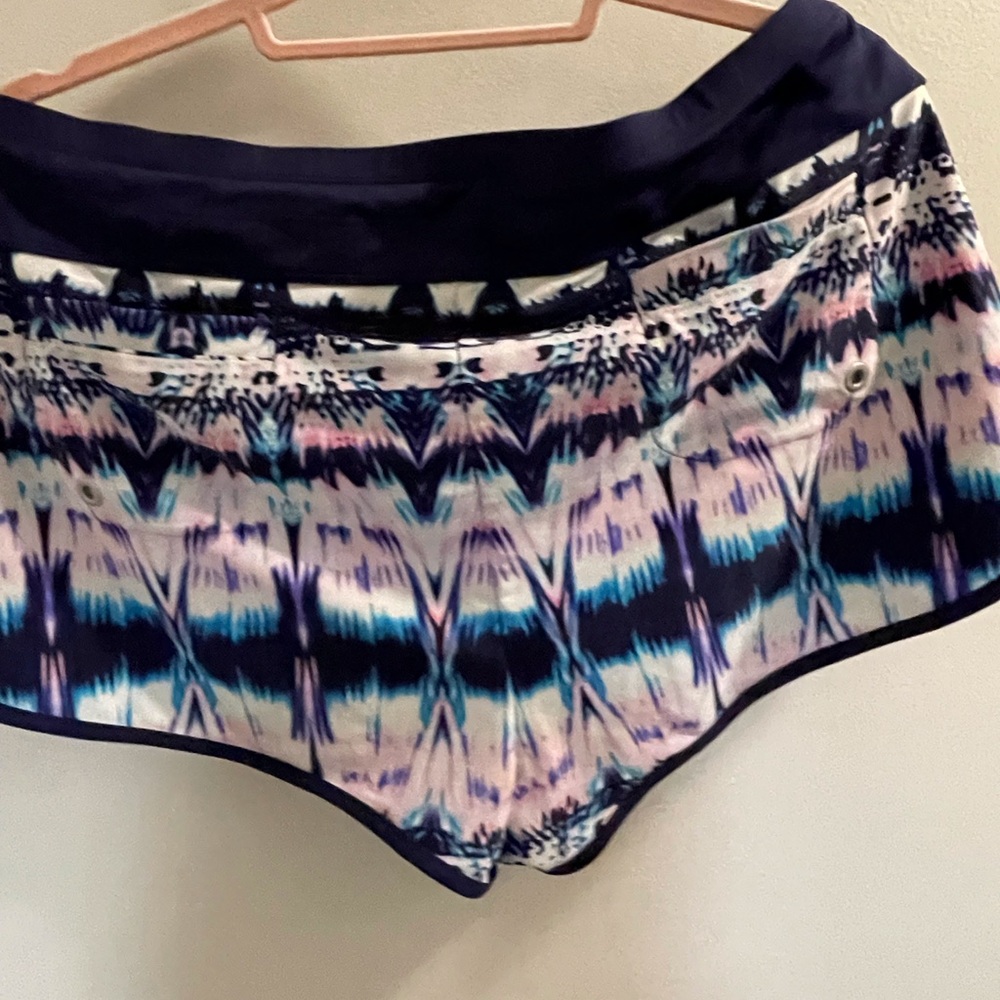 Athleta Blue and Pink Bikini Swimwear